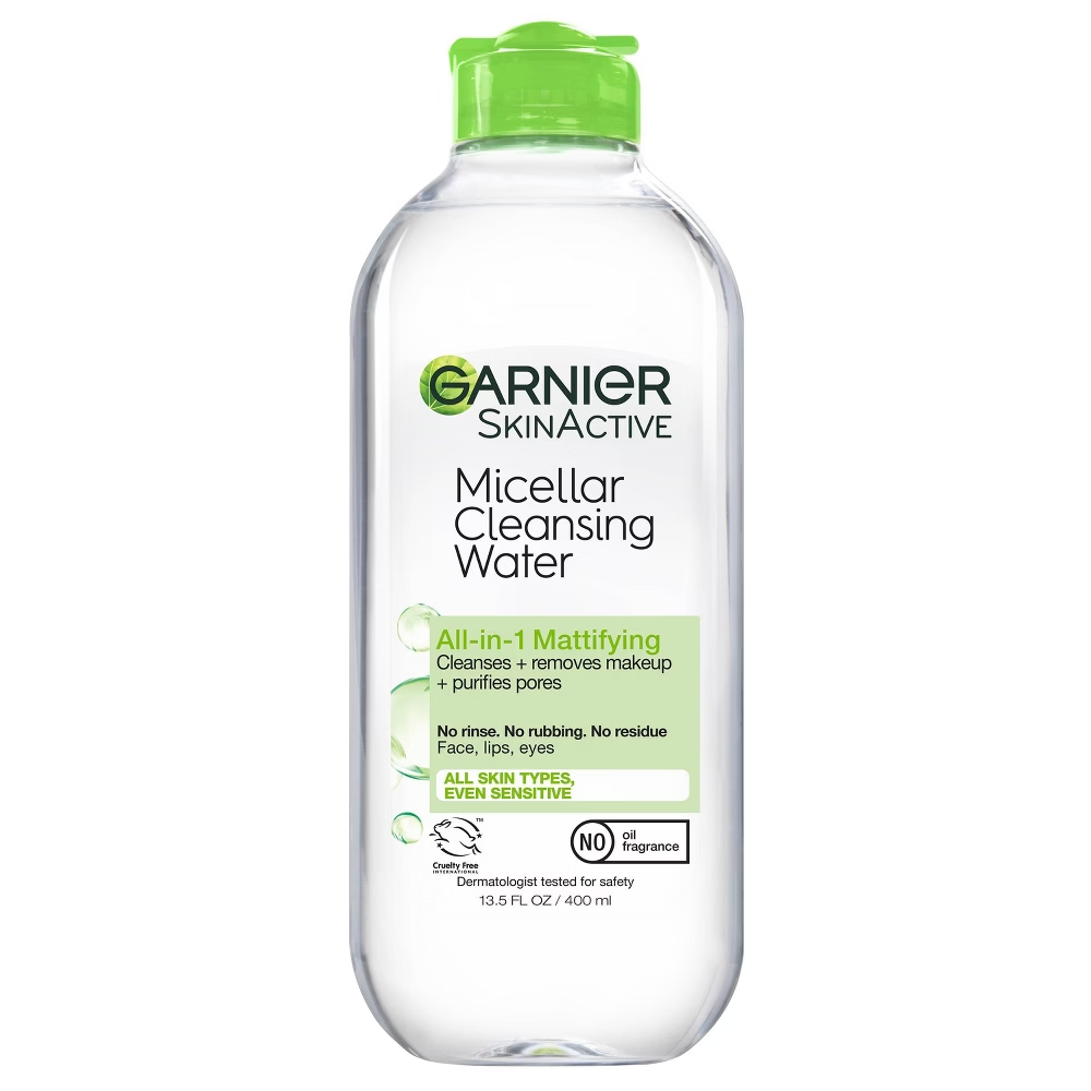 Garnier SkinActive Mattifying Micellar Cleansing Water for Oily Skin (13.5 oz)