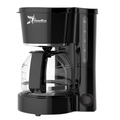 HomeBoss black 5-cup coffee maker