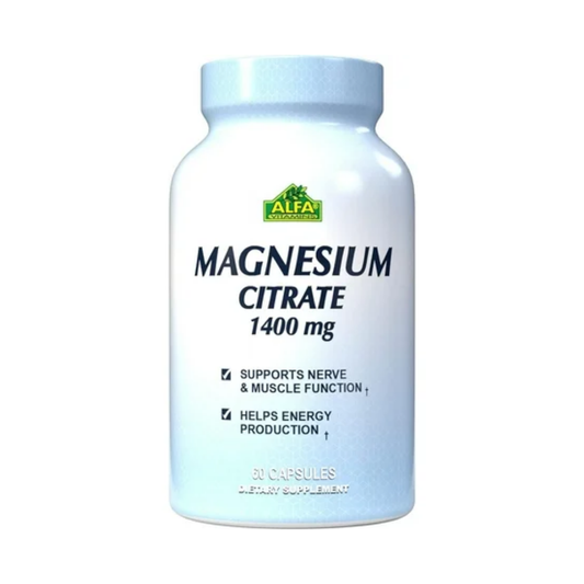 Alfa Magnesium Citrate (1400 mg 60ct)