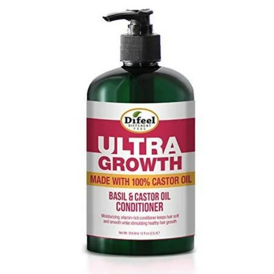 Difeel Ultra Growth Basil & Castor Oil Conditioner (12 oz)