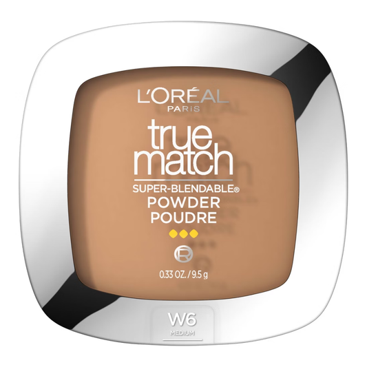 L'Oréal Paris True Match Super (Blendable Pressed Powder W6 Sun Beige 0.33oz)
