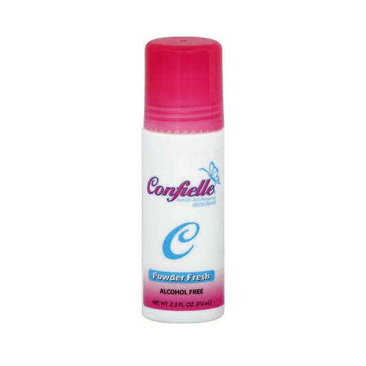 Confielle Alcohol Free Powder Fresh Roll On Deodorant (2.5oz)
