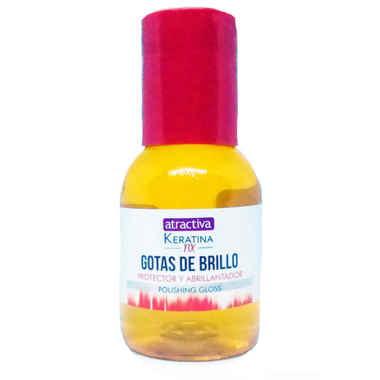 Atractiva Keratina Hair Shine Drops & Polishing Gloss (2.0 oz)