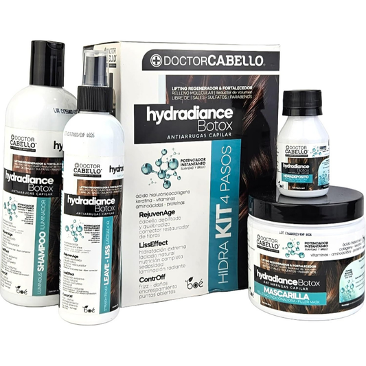 Doctor Cabello Hydradiance Botox Hair Treatment Kit  (4 Steps)