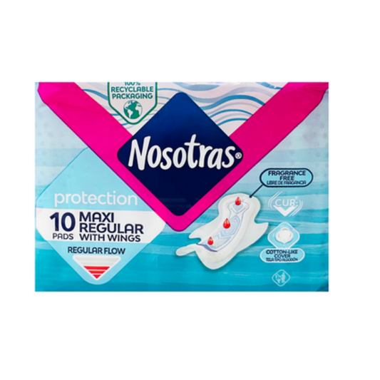 Nosotras Protection Maxi Regular with Wings (10ct)