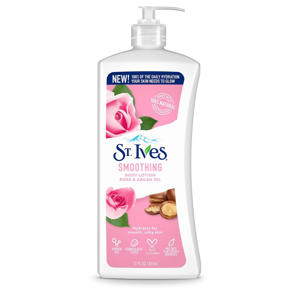 St. Ives Smoothing Rose & Argan Oil Body Lotion (21 oz)