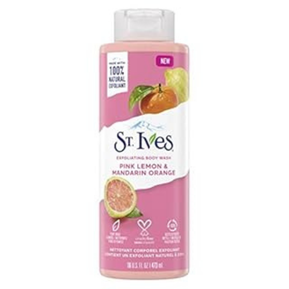 St. Ives Exfoliating Body Wash Pink Lemon & Mandarin Orange (16 oz)
