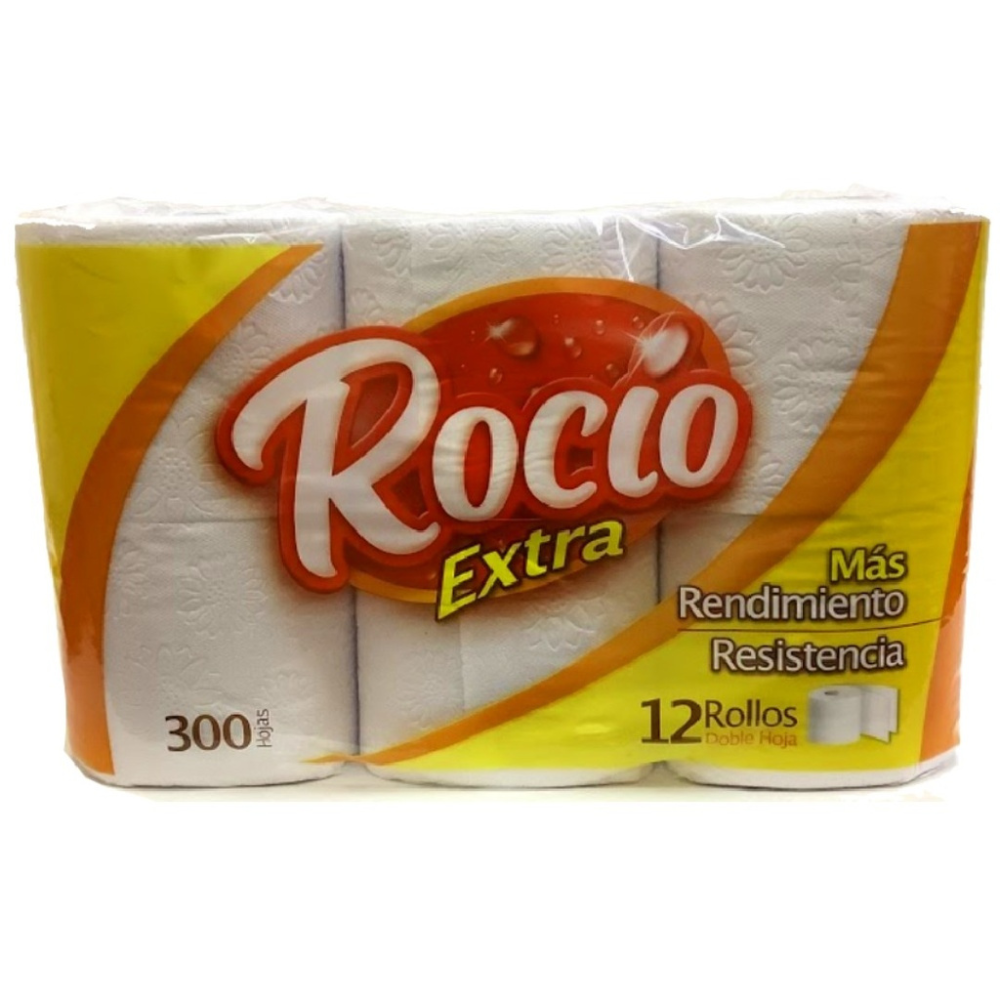 Rocío Extra  Toilet Paper 12 Rolls (2 Ply (300 Sheets per Roll))