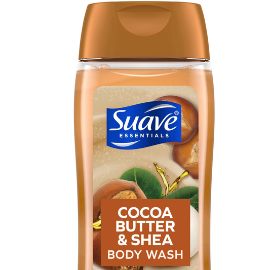 Suave Essentials Cocoa Butter & Shea Body Wash (18oz)
