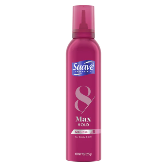 Suave Essentials Max Hold Mousse (9oz)