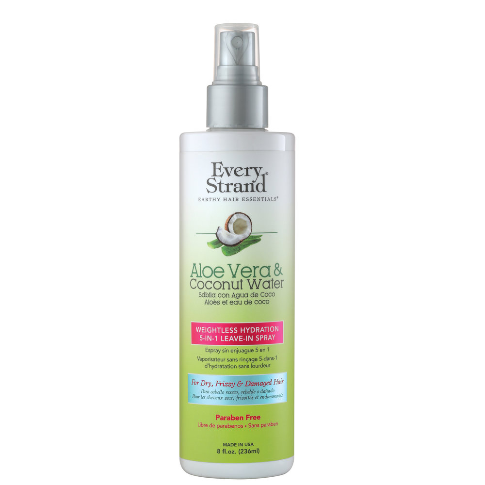 Every Strand Aloe Vera & Coconut Water 5 in 1 Leave In Spray (8oz)