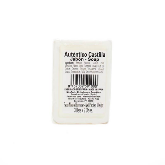 Autentico Jabon Castilla (2.0oz 3ct)