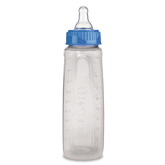 Nuk First Essential Clear Medium Flow Baby Bottle (9 oz)
