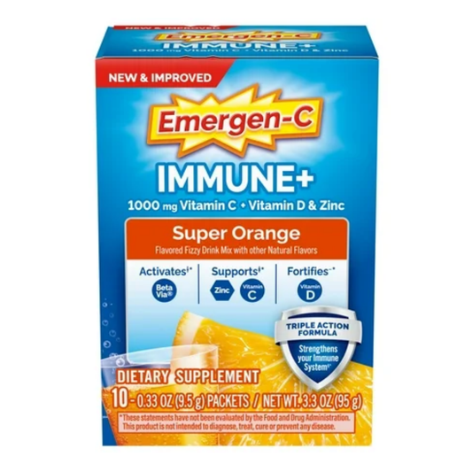 Emergenc-C Immune+ Triple Action Super Orange (10ct)