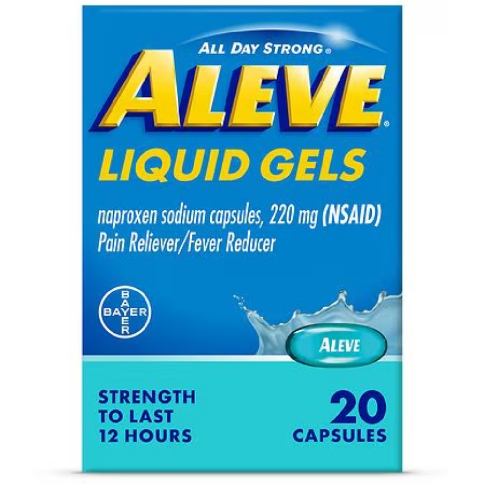 Aleve Liquid Gels 220 mg (20 liquid capsules)