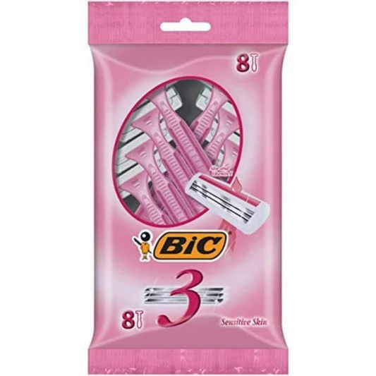 BIC Hybrid 3 Comfort Men's Disposable Razor (1 Handle + 6 Cartridges)