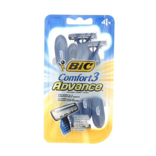 BIC Comfort 3 Pivot Men's Disposable Razors (4 pcs)