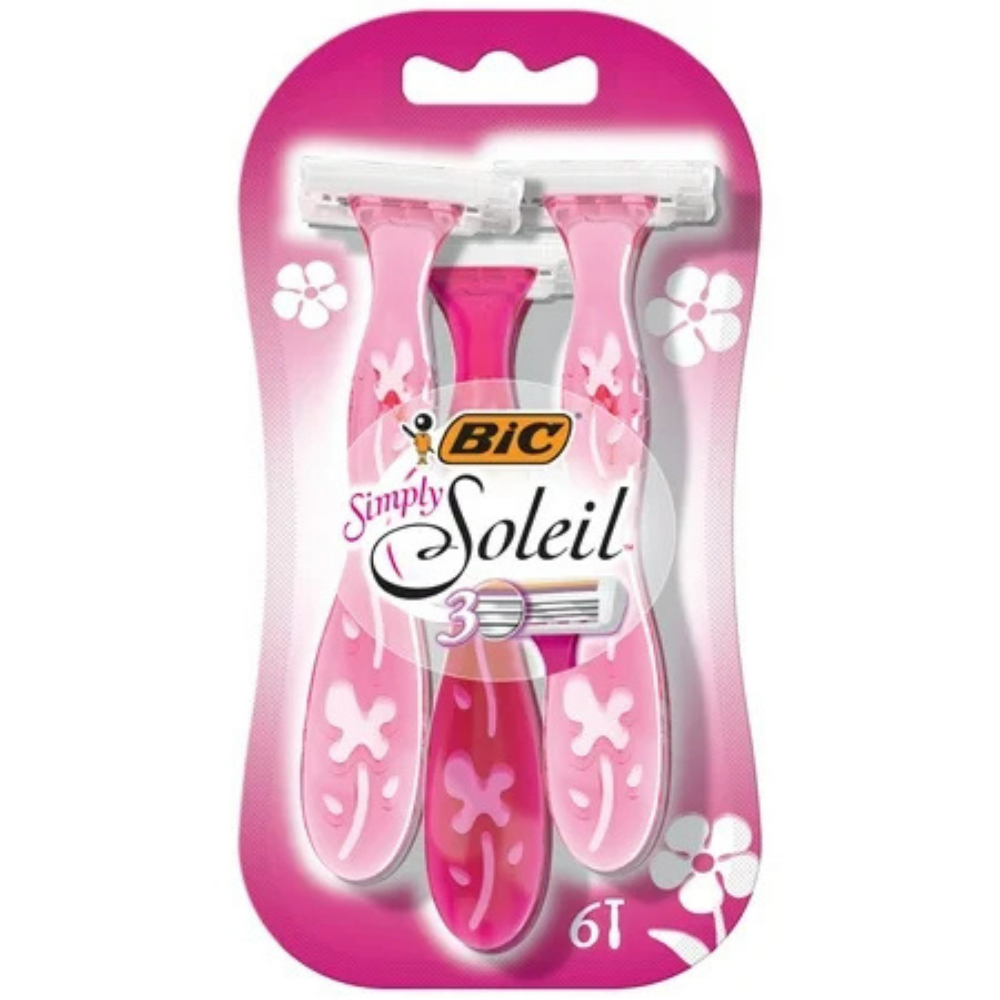 BIC Soleil Simply Smooth Women's Disposable Razors (6 ct)