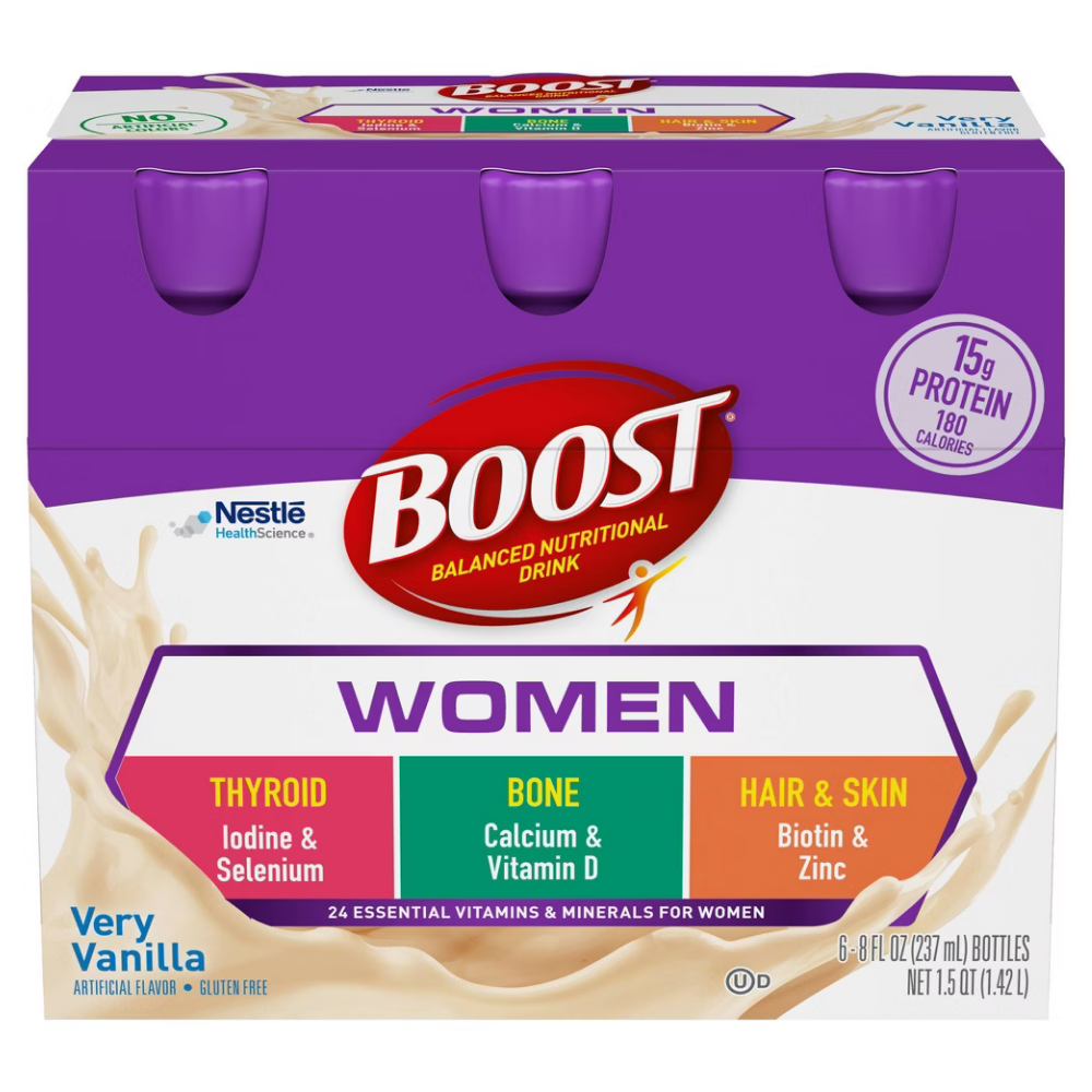 Boost Women Very Vanilla Nutritional Drink (6 x 8 fl oz)