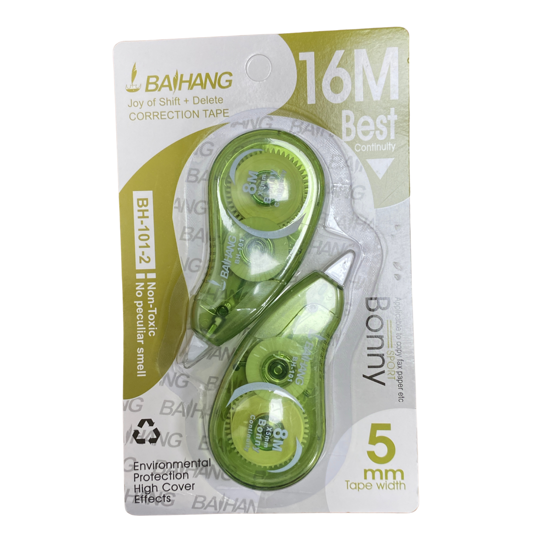 BAHANG Cinta Correctora Paquete Doble (8M x2)