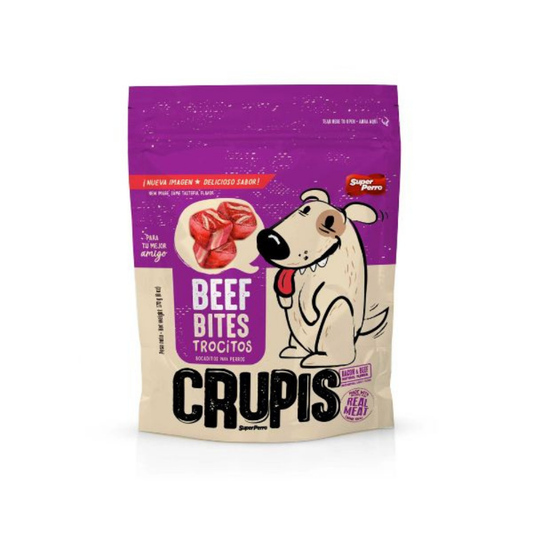 Crupis Beef Bites Snack para Perros (6 oz)