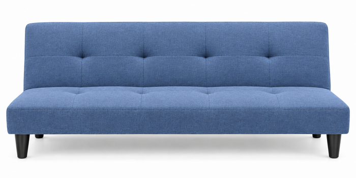 Futón Sofá Cama Azul Convertible