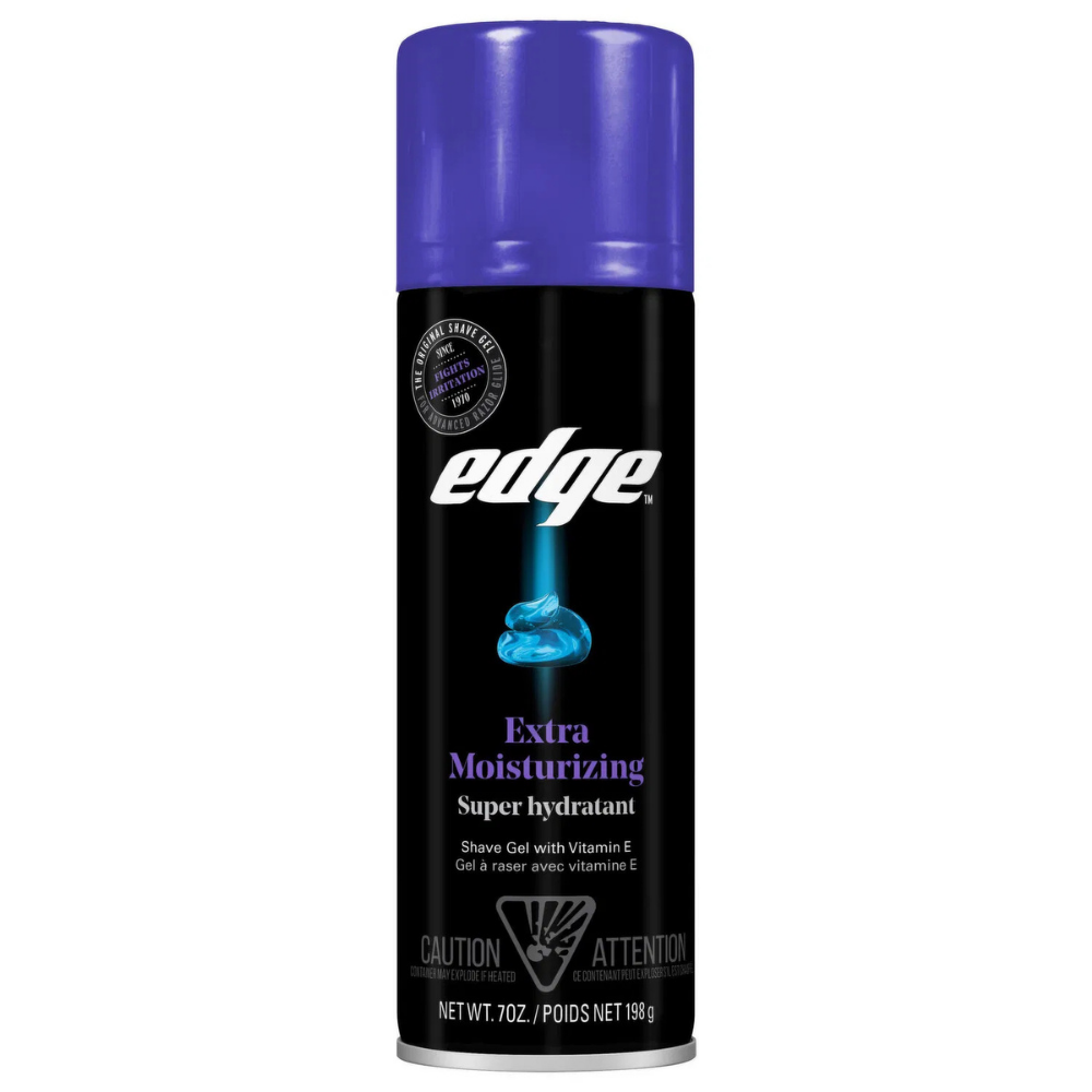 Edge Extra Moisturizing Shave Gel with Vitamin E (7 oz)