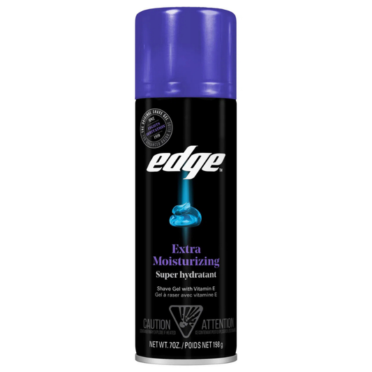 Edge Extra Moisturizing Shave Gel with Vitamin E (7 oz)