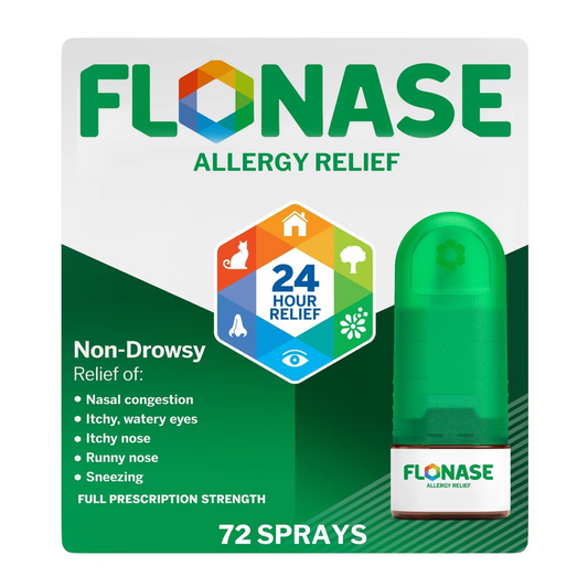 Flonase Allergy Relief Nasal Spray (50 mcg, 72 Sprays)