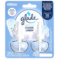 Glade PlugIns Clean Linen Kit de Ambientador Eléctrico con Calentador y 2 Recargas