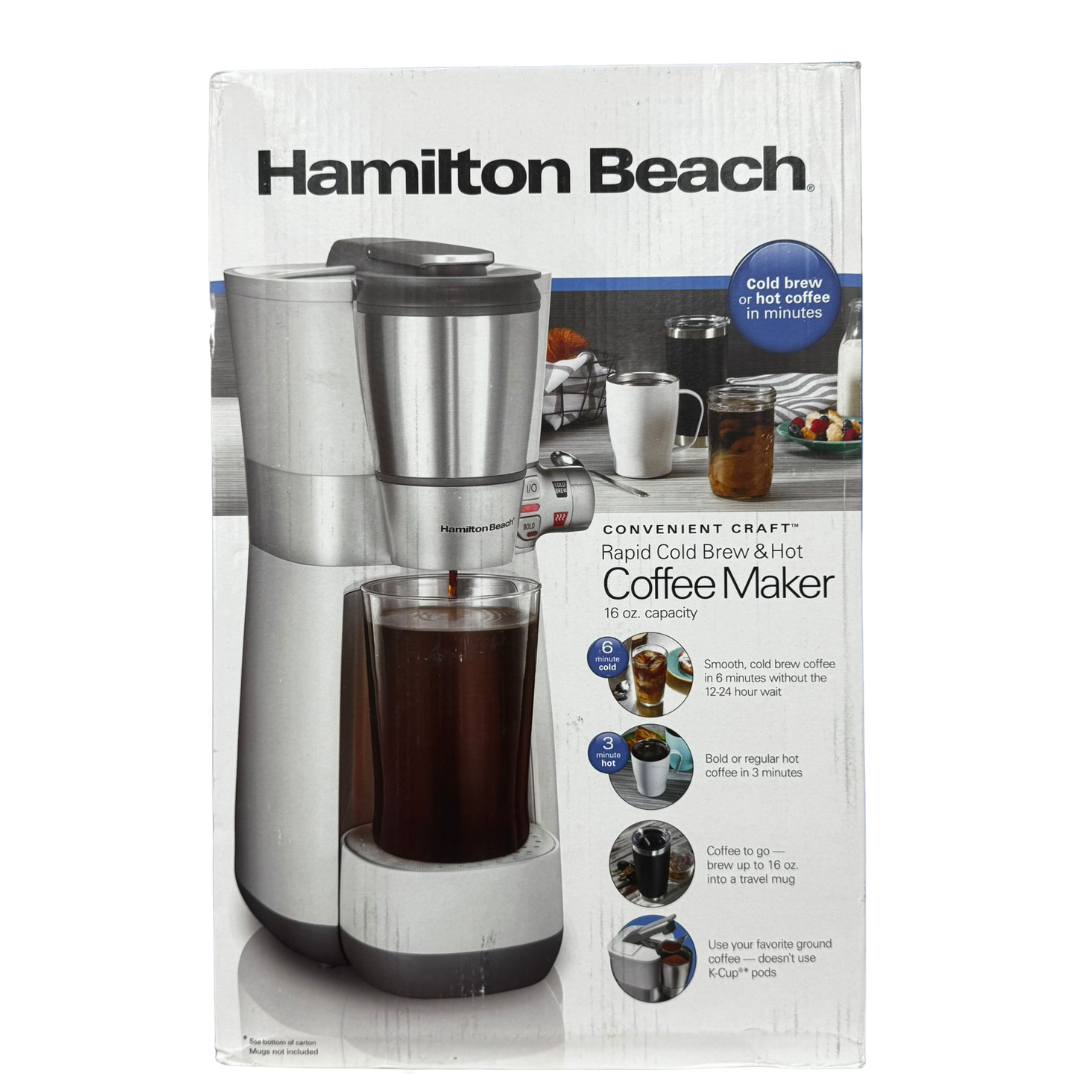 Hamilton Beach Convenient Craft Rapid Cold Brew & Hot Coffee Maker