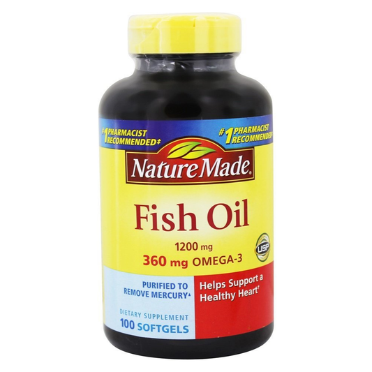 Natura Omega 3 Fish Oil Capsules (100 ct)