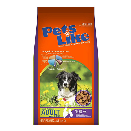 Pets Like Adult All in One Dog Food (3.3 lb / 1.5 kg)