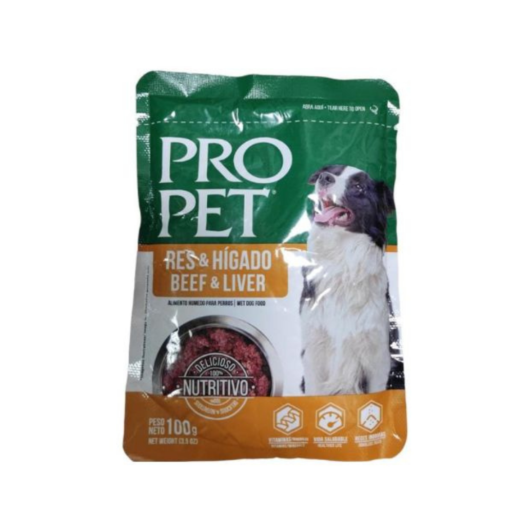 Pro Pet Beef & Liver Pouch (3.5 oz / 100 g)