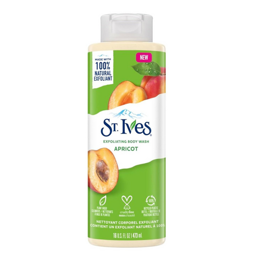 St. Ives Apricot Exfoliating Body Wash (16 oz)
