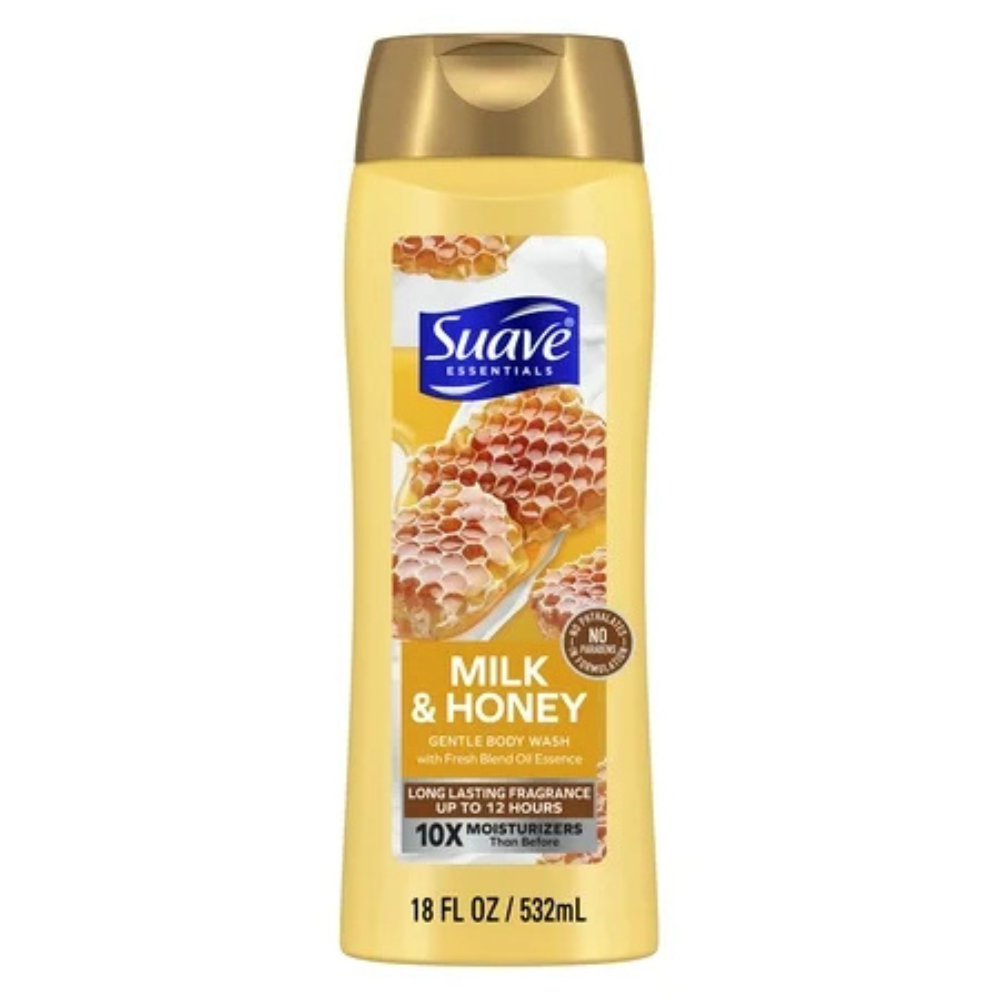 Suave Milk & Honey Body Wash (18 oz)
