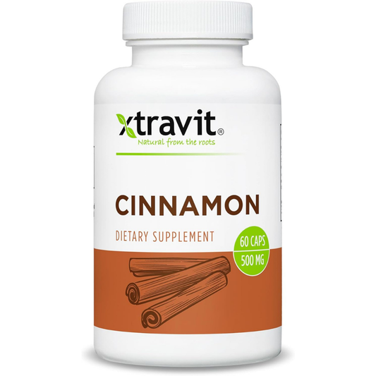 Xtravit Cinnamon 500 mg Capsules (60 ct)