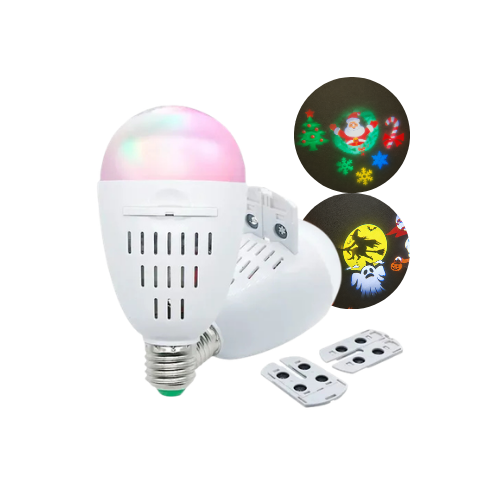 Bombilla Proyector Navidad y Halloween