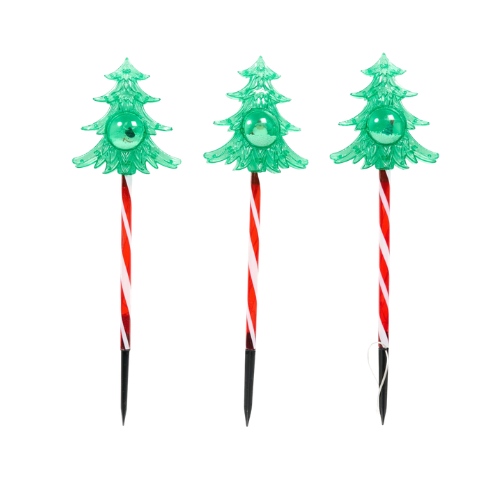 Estacas Solares Navideñas - Árbol